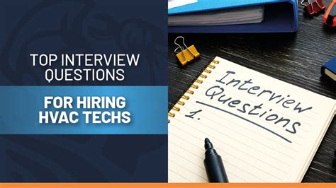 10 Hvac Tech Interview Questions You Need To Know