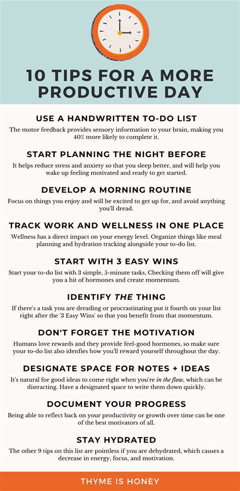 10 Tips For A Productive Hoy 2024