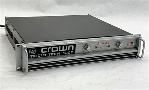 5 Benefits Of Crown Macro-Tech 1200 Amplifier