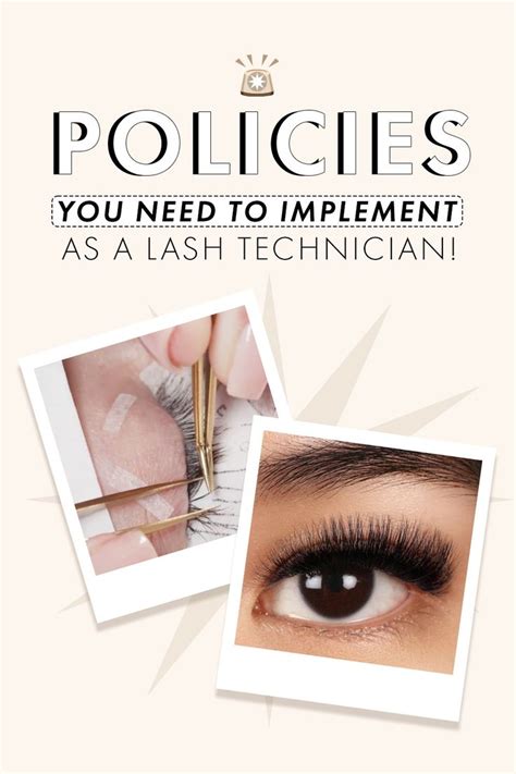 5 Essential Lash Tech Policies