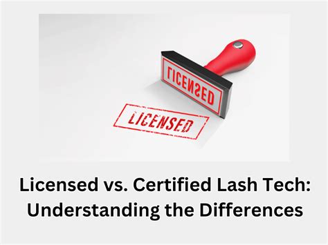 5 Key Differences Between Licensed Vs Certified Lash Techs