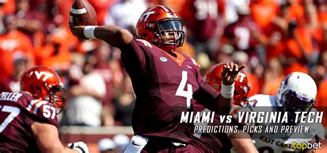 5 Picks: Miami Vs Virginia Tech Predictions