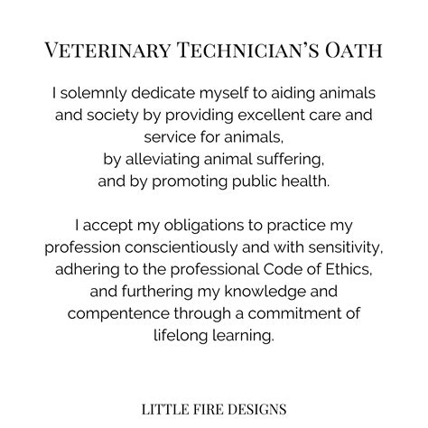 5 Principles Of Veterinary Tech Oath