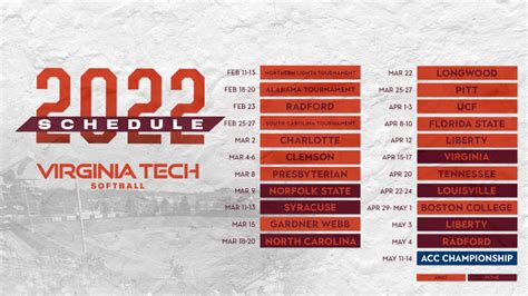 5 Tech Softball Schedule Must-Knows