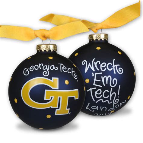 5 Unique Georgia Tech Christmas Ornaments