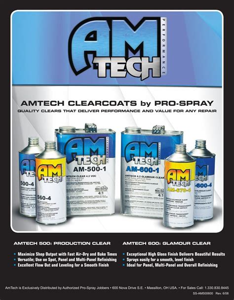 5 Ways Am Tech Clear Coat Outshines The Rest