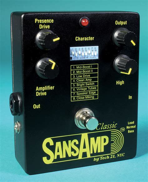 5 Ways Tech 21 Sansamp Classic Revolutionizes Your Tone