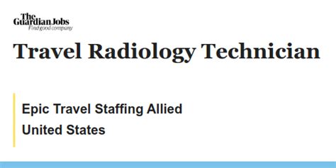 5 Ways To Be A Travel Radiology Tech