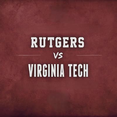 5 Ways To Bet Rutgers Vs Virginia Tech Odds