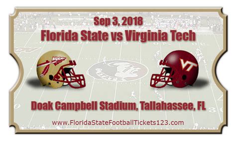 5 Ways To Score Fsu Vs Virginia Tech Football Tickets