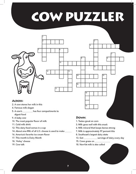 6 Clues For Cattle Farm Worker Crossword Puzzle