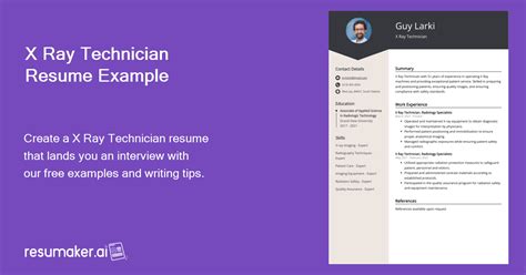 7 Essential Sample X Ray Tech Resume Tips