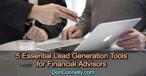 7 Essential Tools For Financial Advisors