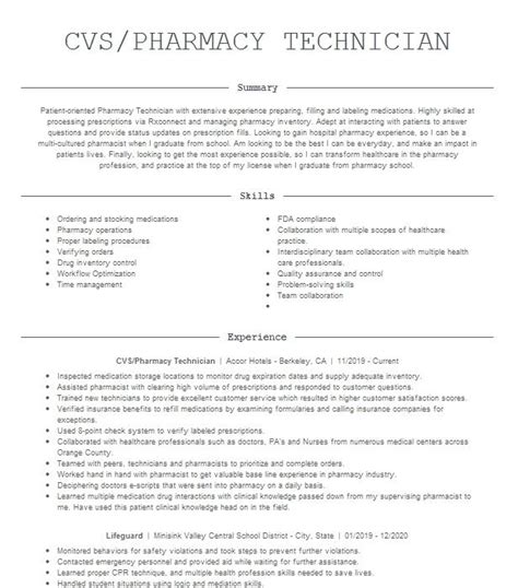 7 Key Cvs Pharmacy Tech Job Responsibilities