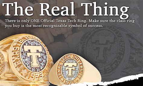 Balfour Texas Tech Ring: Official Alumni Class Rings