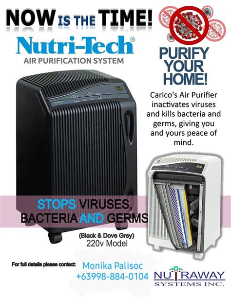 Breathe Easy With Nutri-Tech Air Purification System