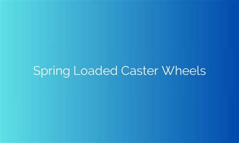 Caster Tech: Revolutionizing Mobility Solutions For Industries