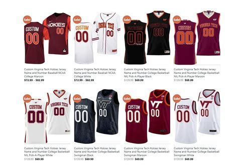 Design Your Dream Custom Virginia Tech Jersey