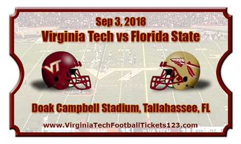 Florida State Vs Virginia Tech Tickets: Buy Now!