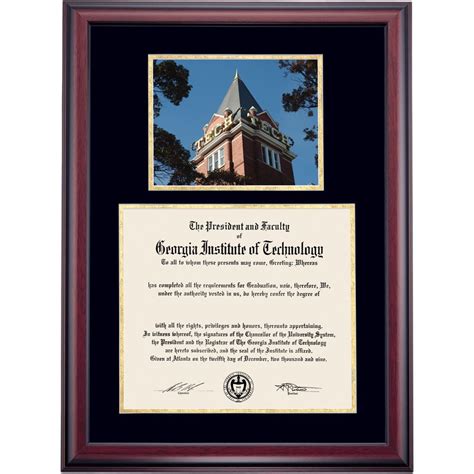 Georgia Tech Diploma Frame Display Solutions