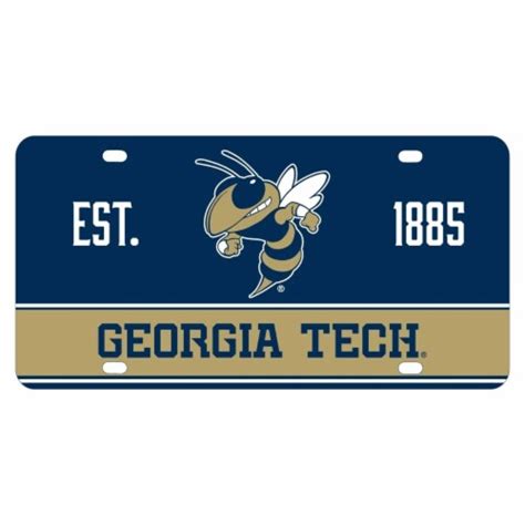 Georgia Tech License Plate: Show Your Yellow Jacket Pride