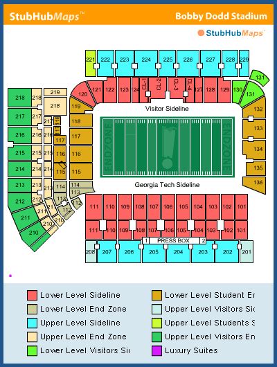 Georgia Tech Stadium Seating Chart Ultimate Guide