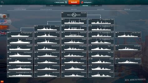 German Tech Tree In World Of Warships Guide