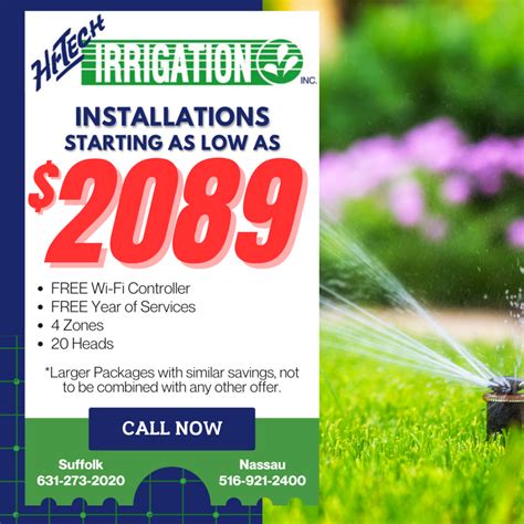 High Tech Irrigation Inc: Smart Watering Solutions Experts