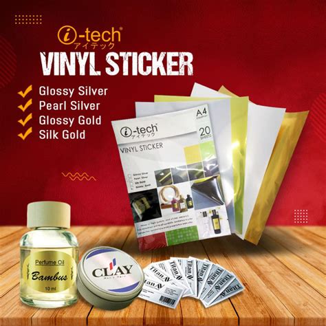 I Tech Vinyl Sticker Paper For Crafting