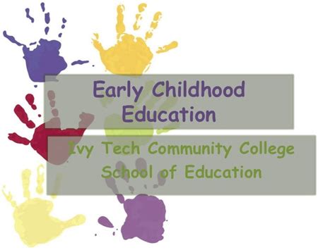 Ivy Tech Early Childhood Education Degree Programs