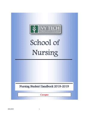 Ivy Tech Nursing Program Handbook Guide