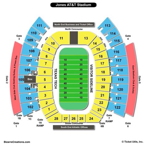 Jones At&T Stadium Seating Chart Guide