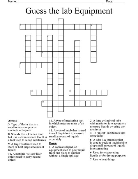 Lab Tech Crossword Clue: Quick Solutions And Answers