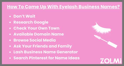 Lash Tech Business Name Ideas That Inspire Success