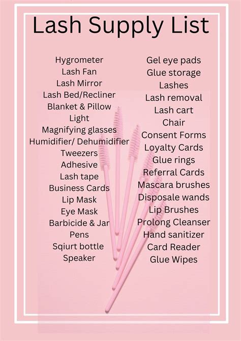 Lash Tech Essentials: Must-Have Supply List