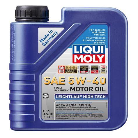 Leichtlauf High Tech 5w-40: Premium Engine Oil For Performance