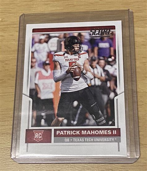 Patrick Mahomes Rookie Card: Texas Tech Stars Rise