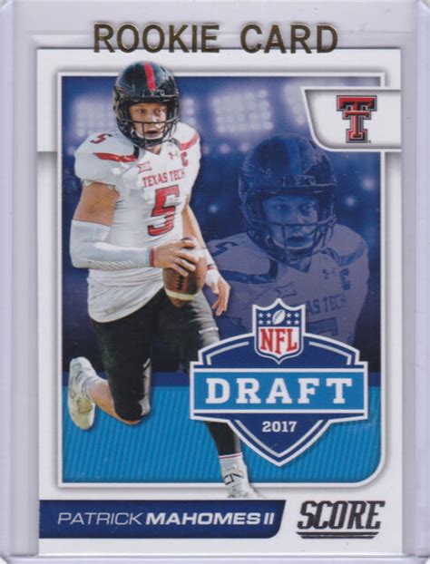 Patrick Mahomes Texas Tech Rookie Card Value Guide