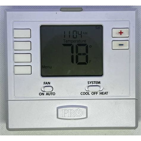 Pro1 T705 Thermostat Tech Setup And Programming Guide