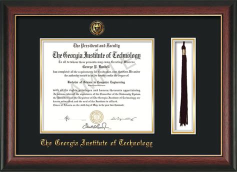 Showcase Your Pride With Georgia Tech Diploma Frames