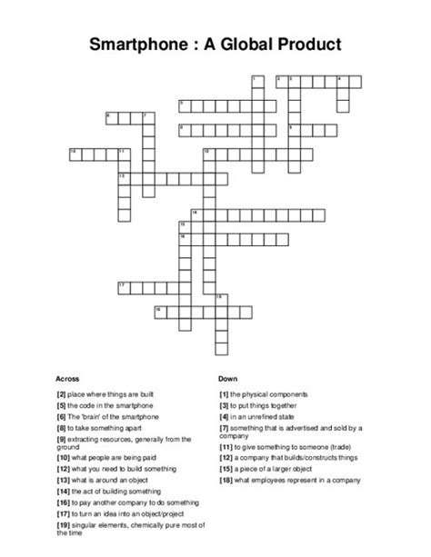 Smartphones Replace Tech In Crossword Puzzles