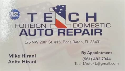 Tech 1 Auto Repair Service Center Excellence Guaranteed