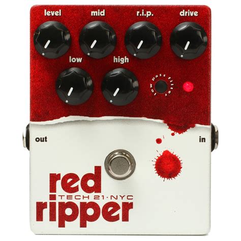 Tech 21 Red Ripper: Unleashing Aggressive Bass Tones