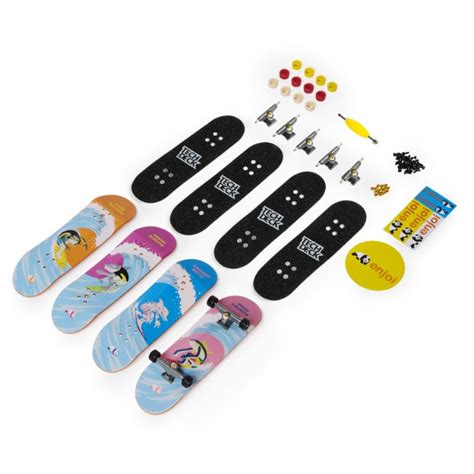 Tech Deck Pack Of 4: Unlock Endless Skating Fun