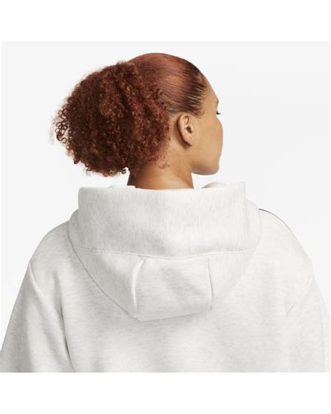 Tech Fleece Oversize Asymmetric Hoodie: Sporty Chic Redefined