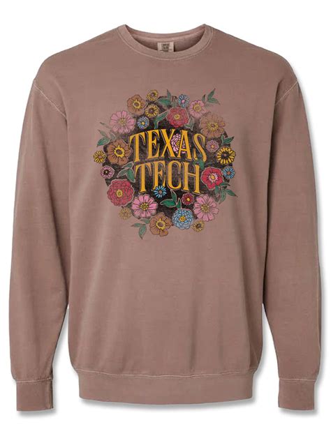 Texas Tech Crew Neck Sweatshirts For Red Raiders Fans