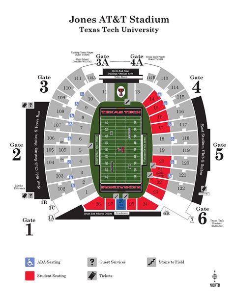 Texas Tech Jones Stadium Seating Chart Guide