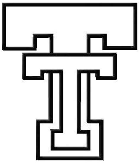 Texas Tech Logo Black And White Design Meaning