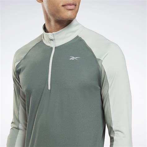 Ua Mens Team Tech Long Sleeve Quarter Zip Top