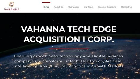 Vahanna Tech Edge Acquisition I Corp: A Strategic Move